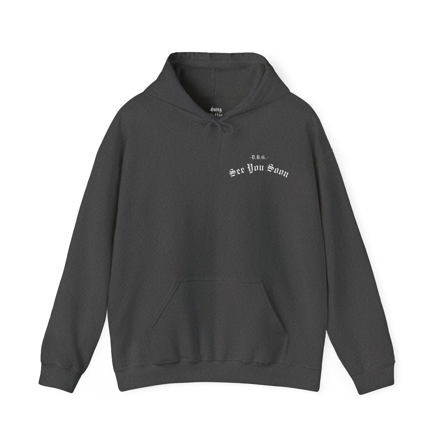 See You Soon | Hooded Sweatshirt | White Print