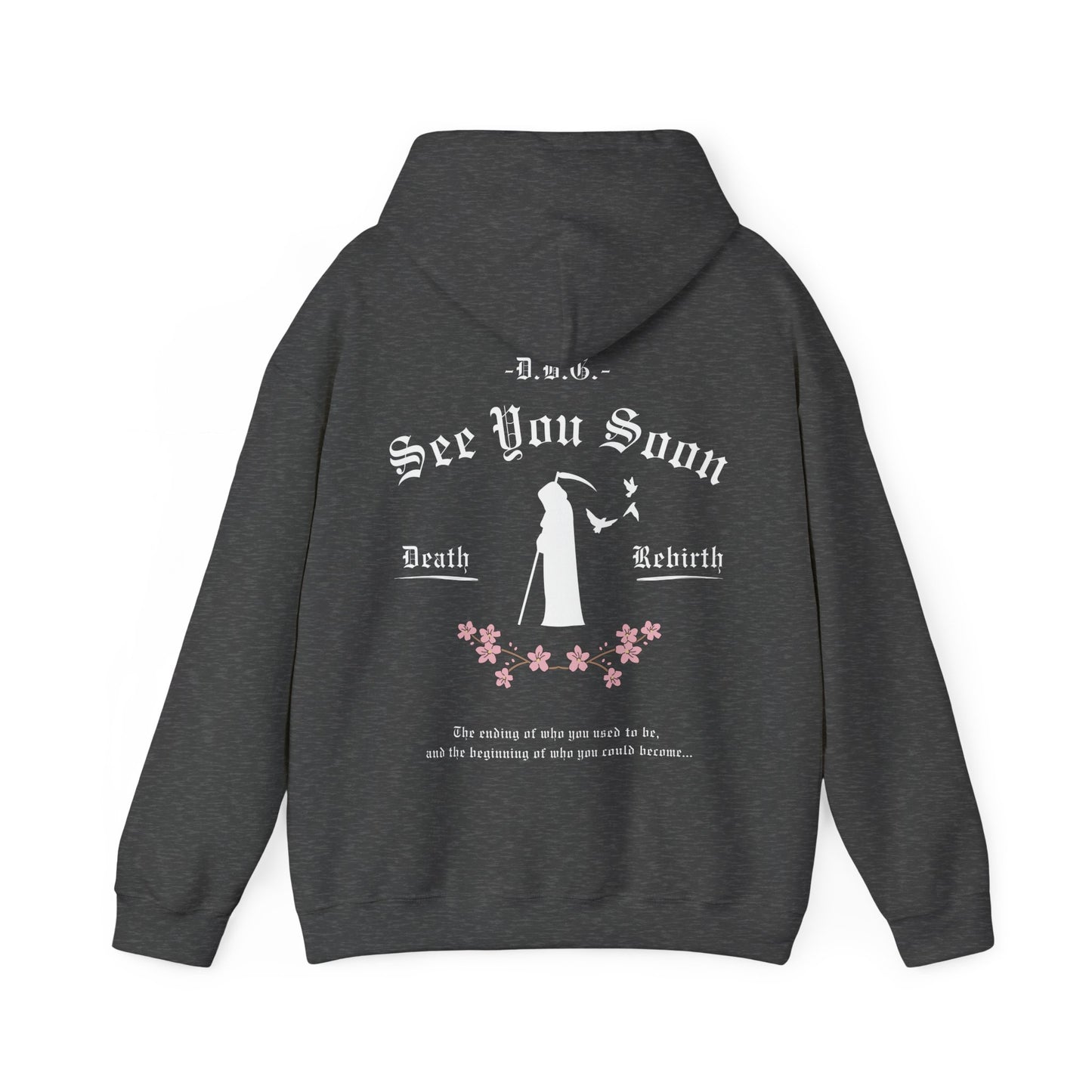 See You Soon | Hooded Sweatshirt | White Print