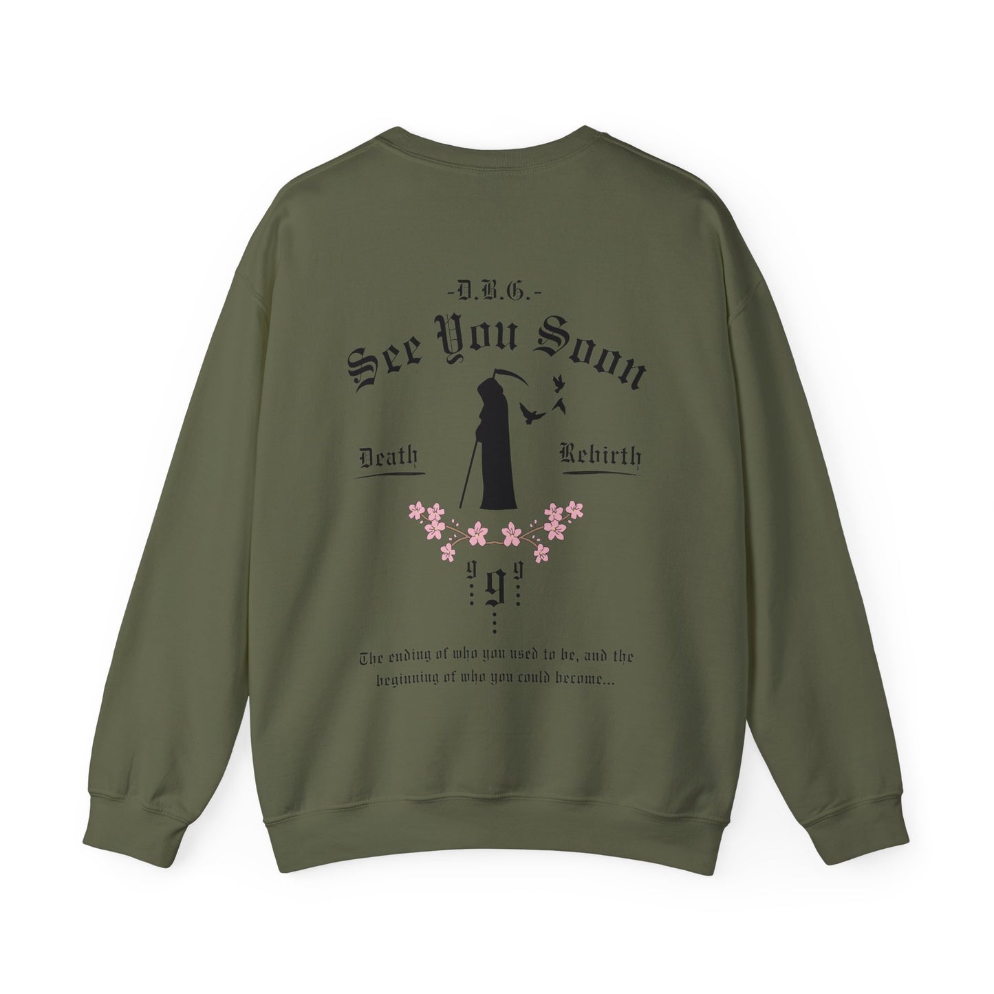 See You Soon | Crewneck Sweatshirt | Black Print