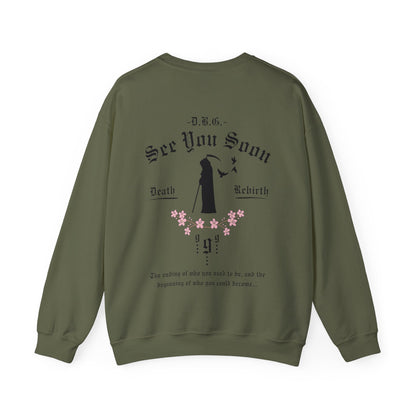 See You Soon | Crewneck Sweatshirt | Black Print