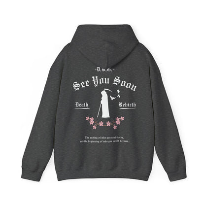 See You Soon | Hooded Sweatshirt | White Print