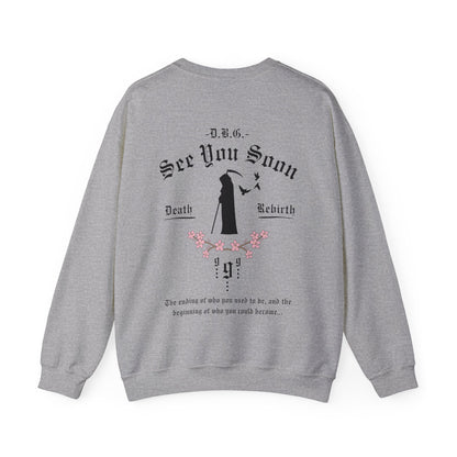 See You Soon | Crewneck Sweatshirt | Black Print