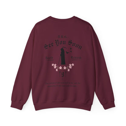 See You Soon | Crewneck Sweatshirt | Black Print