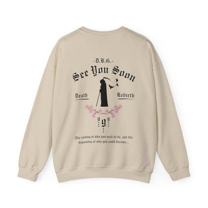 See You Soon | Crewneck Sweatshirt | Black Print