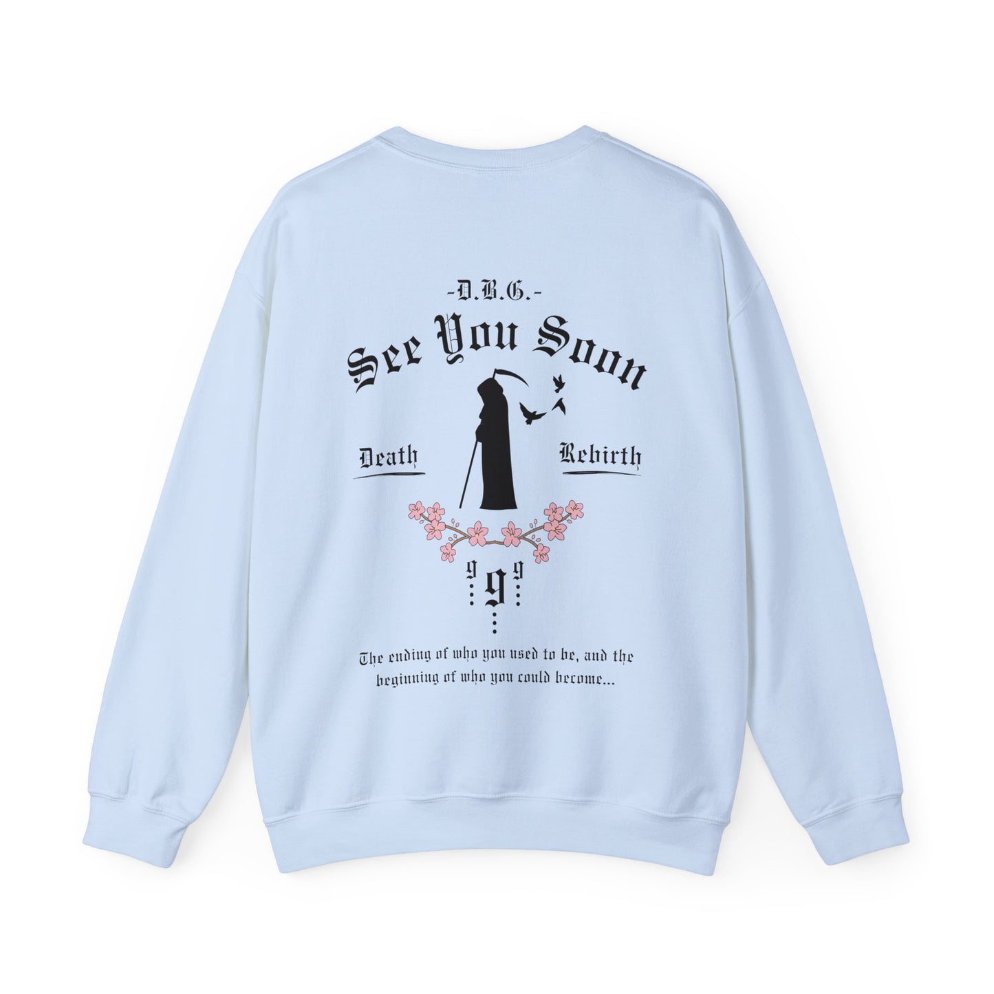 See You Soon | Crewneck Sweatshirt | Black Print