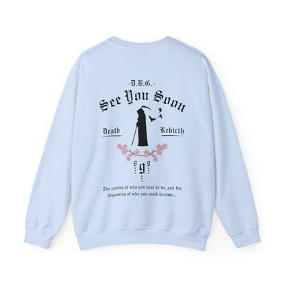 See You Soon | Crewneck Sweatshirt | Black Print