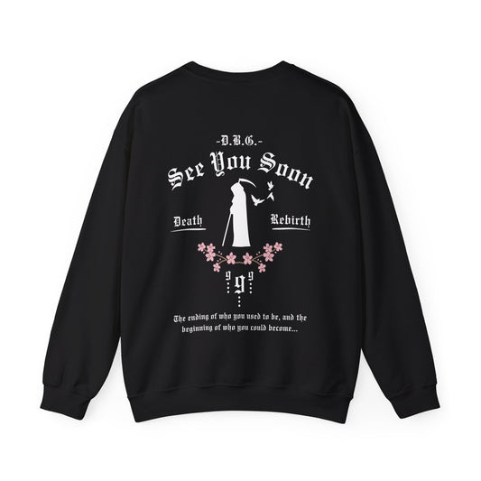 See You Soon | Crewneck Sweatshirt | White Print